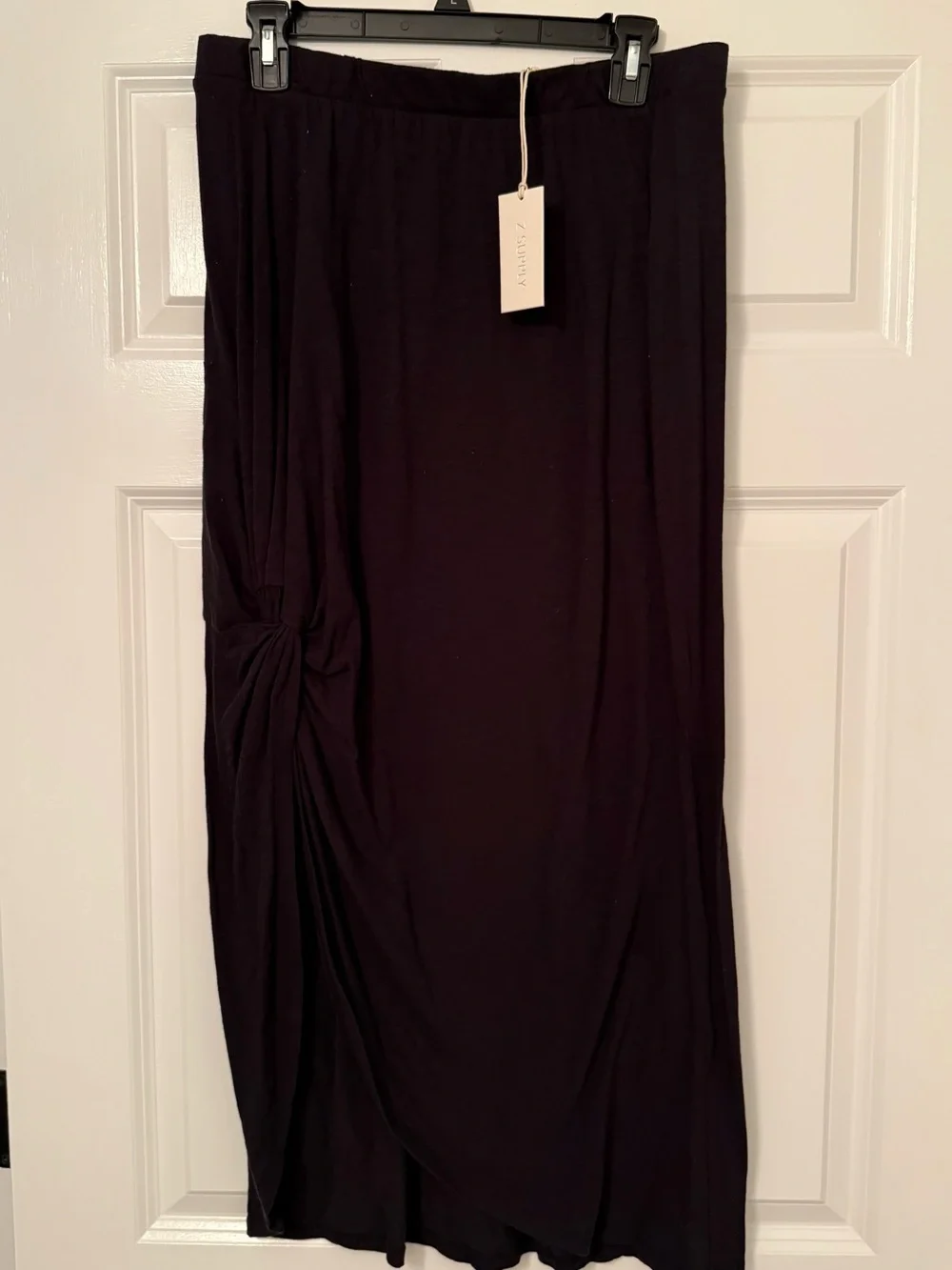 Z Supply Black Knot-Front Skirt